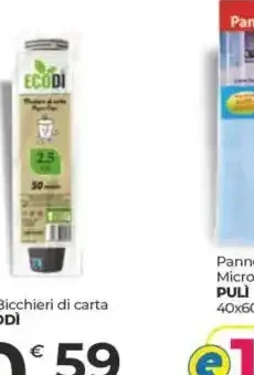 Bicchieri di carta