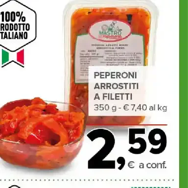 Peperoni arrostiti a filetti