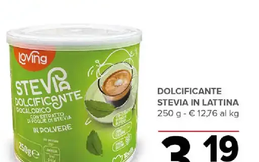 Dolcificante stevia