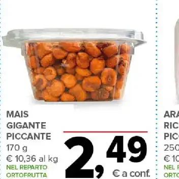 Mais gigante piccante