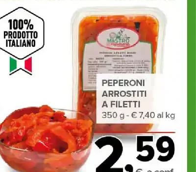 Peperoni arrostiti a filetti