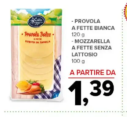 Provola a fette bianca