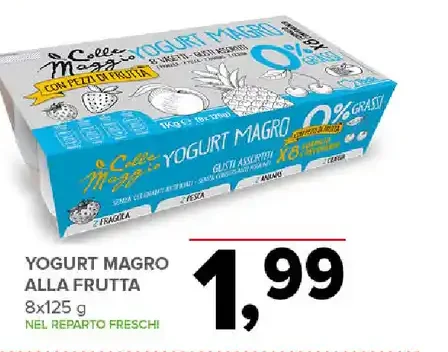 Yogurt magro alla frutta