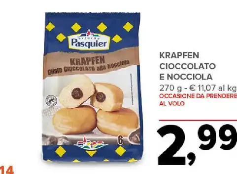 Krapfen cioccolato e nocciola
