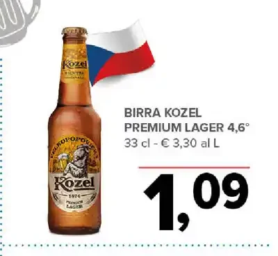 Birra Kozel premium lager
