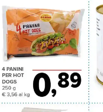 Panini per hot dog