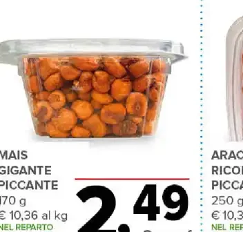 Mais gigante piccante