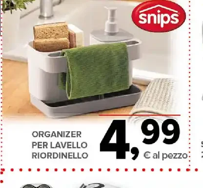 Organizer per lavello riordinello