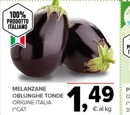 Melanzane oblunghe tonde