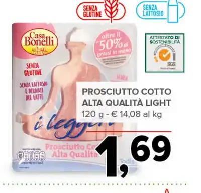 Prosciutto cotto alta qualità light