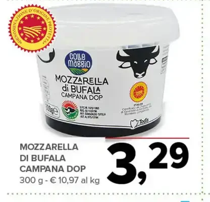 Mozzarella di bufala campana DOP