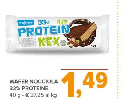 Wafer nocciola 33% proteine
