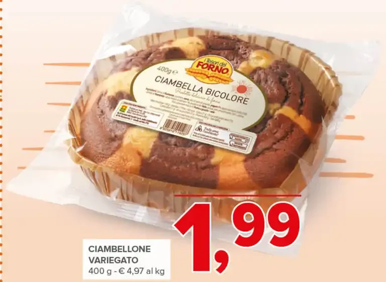 Ciambellone variegato