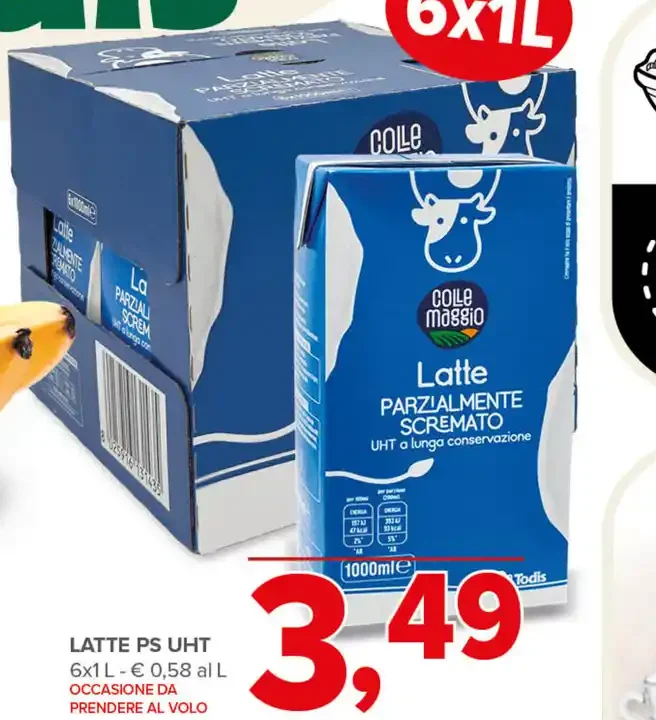 Latte parzialmente scremato UHT