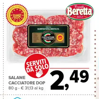 Salame cacciatore DOP