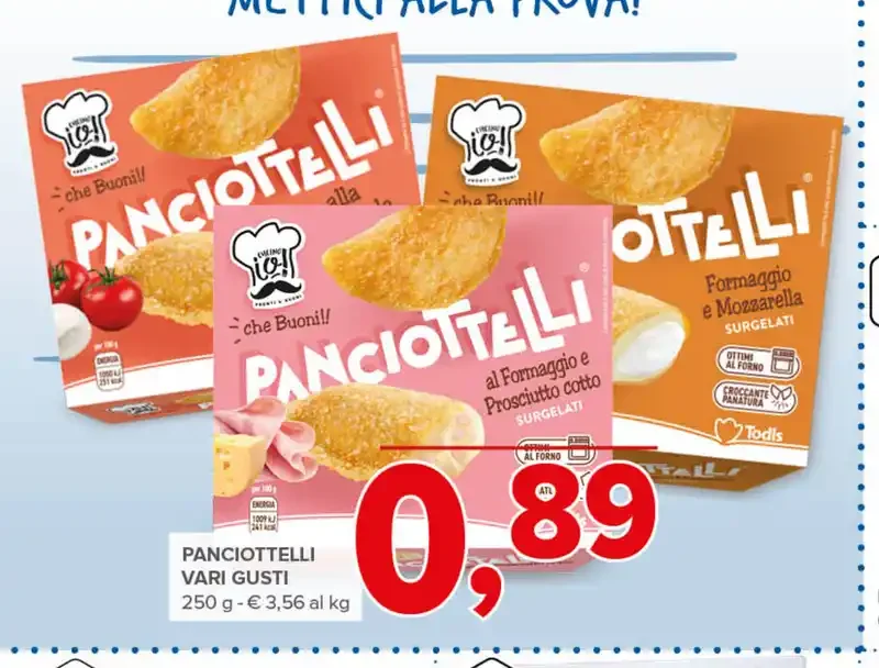 Panciotelli vari gusti