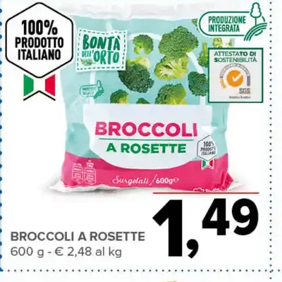 Broccoli a rosette