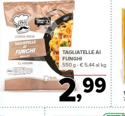 Tagliatelle ai funghi