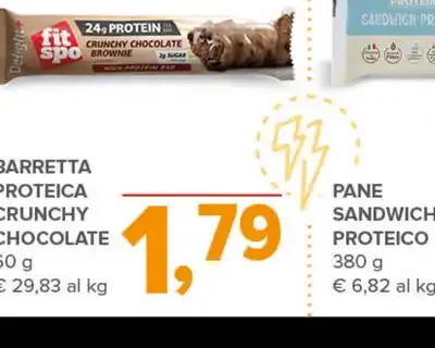 Barretta proteica crunchy chocolate