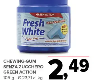 Chewing-gum senza zucchero Green Action