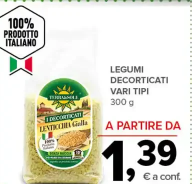 Legumi decorticati