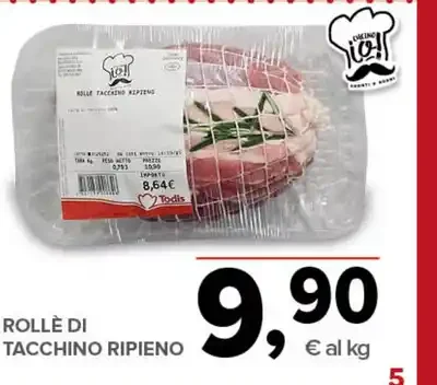 Rollè di tacchino ripieno