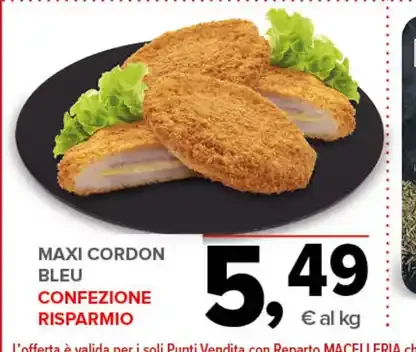 Maxi cordon bleu