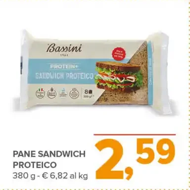 Pane sandwich proteico