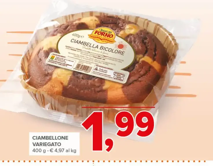 Ciambellone variegato