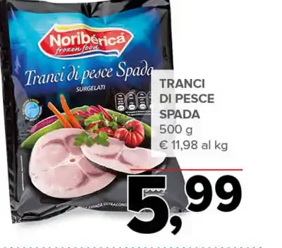 Tranci di pesce spada