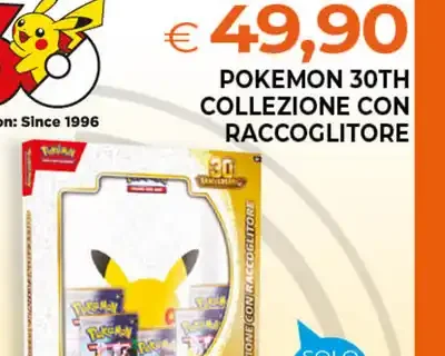 Pokemon 30th Collection con raccoglitore