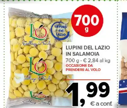Lupini del Lazio in salamoia