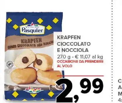 Krapfen cioccolato e nocciola