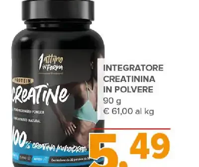 Integratore creatinina in polvere