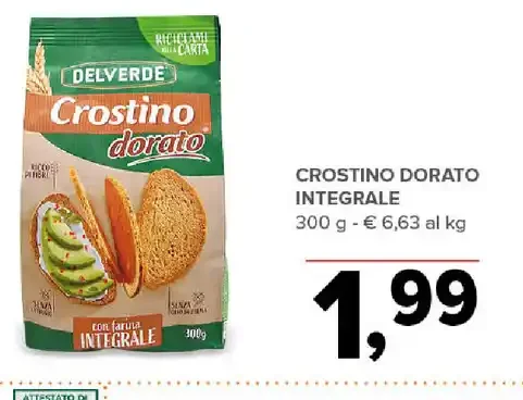 Crostino dorato integrale