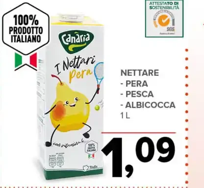 Nettare pera pesca albicocca