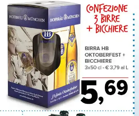 Birra HB Oktoberfest + bicchiere
