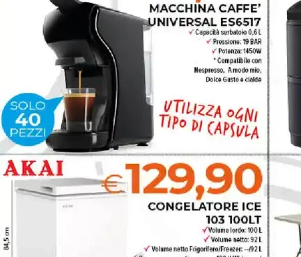 Macchina caffè universale