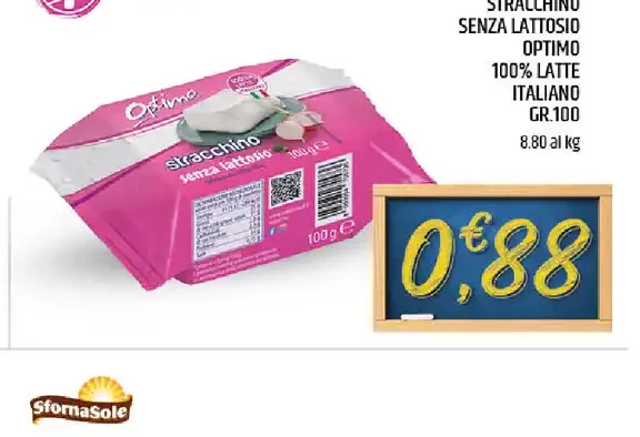Stracchino senza lattosio