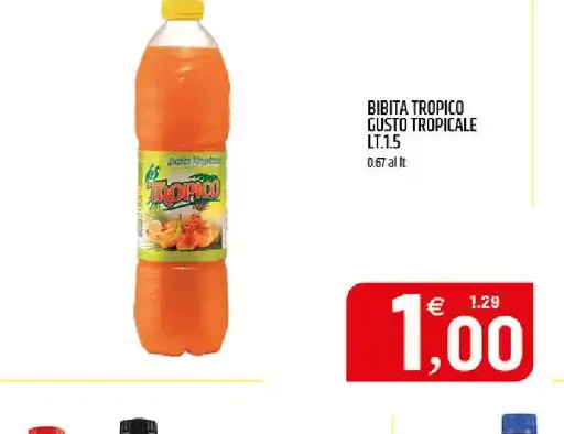 Bibita Tropico gusto tropicale