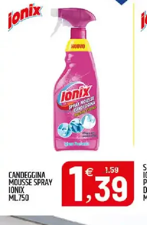 Candeggina mousse spray