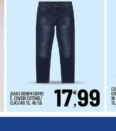 Jeans denim uomo