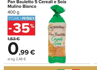 Pan Bauletto 5 Cereali e Soia Mulino Bianco