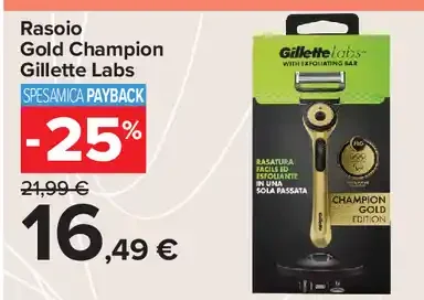 Rasoio Gillette Gold Champion