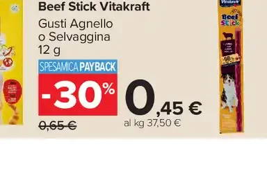 Snack per Cani Beef Stick Vitakraft