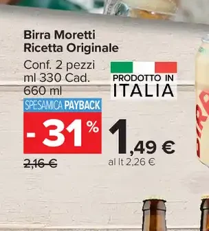 Birra Moretti Ricetta Originale