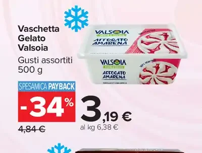 Vaschetta Gelato Valsoia