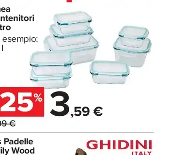 Linea Contenitori Vetro