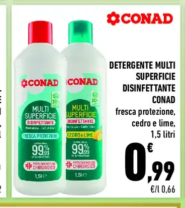 Detergente multisuperficie disinfettante