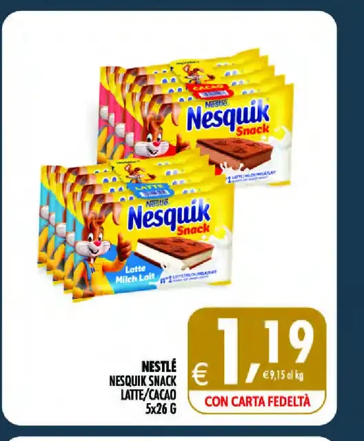 Nesquik Snack latte/cacao